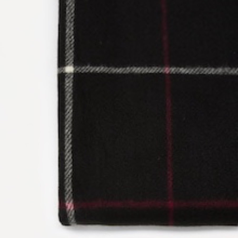 NEW!! Fringe Hem Grid Scarf - Picture 4 of 6